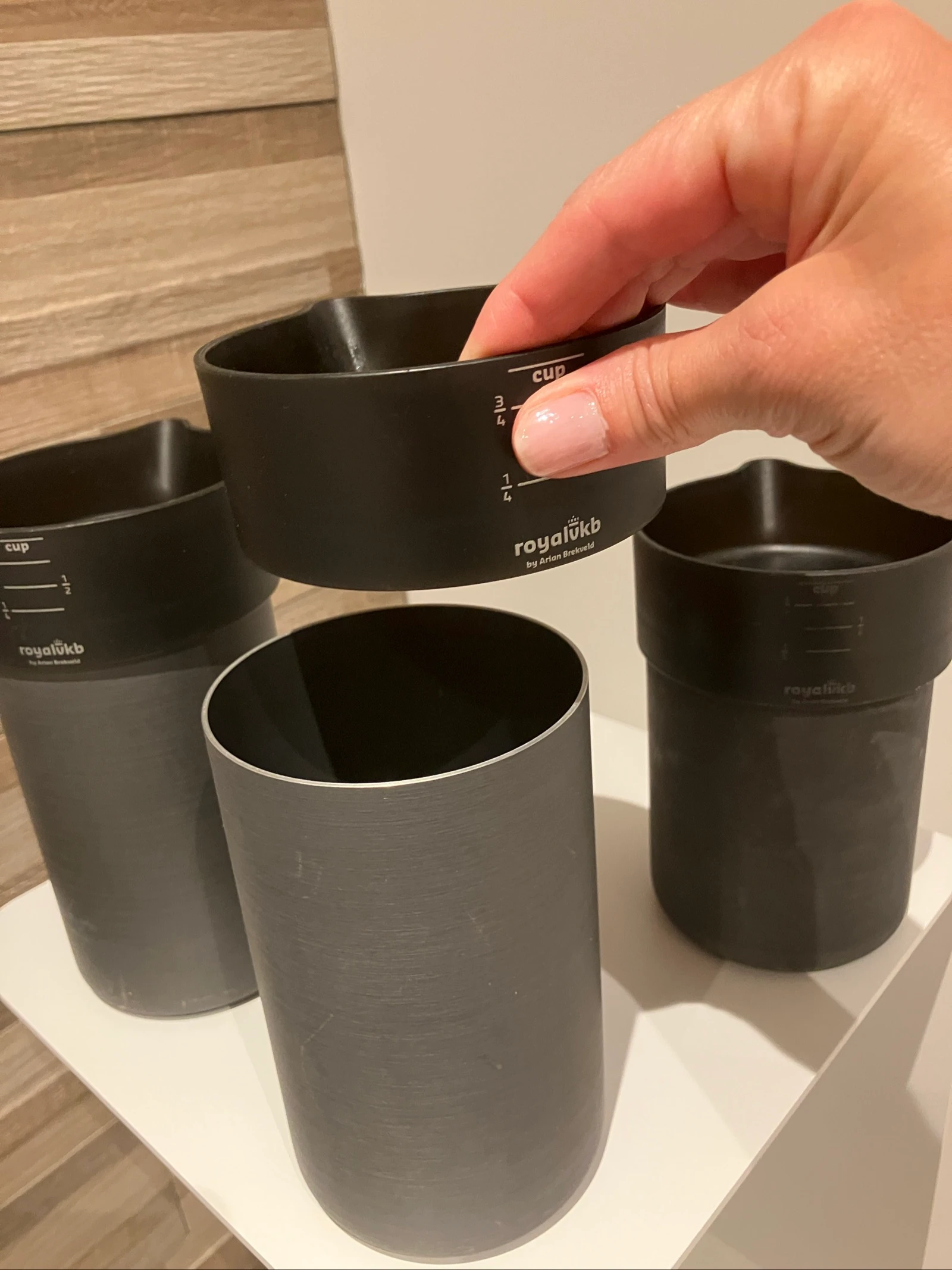 Lot de 3 boîtes / sacs de réserve avec tasse à mesurer – photo 5